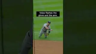 Anthony Volpe Makes a Smooth Backhand Play at Short | #Yankees #MLB #Volpe