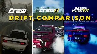 Drifting Physics Comparisons The Crew vs The crew 2 vs The Crew Motorfest