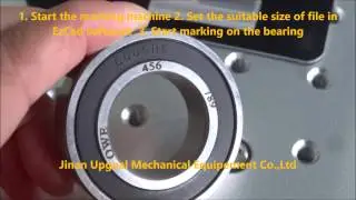 30W Bearing Fiber Laser Marking Machine with 200*200mm Marking Area