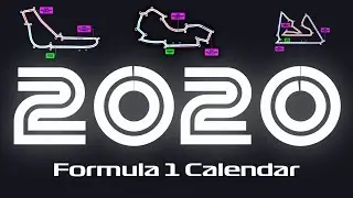 F1 2020 Calendar - With Track names and dates (Best F1)