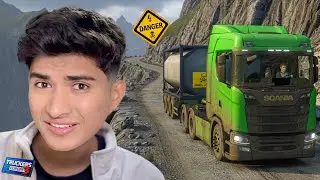 MOST DANGEROUS TRIP on MOUNTAIN ROAD with NEW TRUCK😱