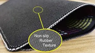 Personalized Mouse Pad! Durable Stitched Edge & Anti-Slip Rubber Base for Office & Gaming