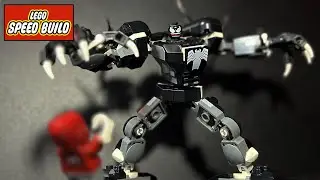 LEGO SPEED BUILD / VENOM MECH ARMOR vs MILES MORALES (Marvel Set 76276)