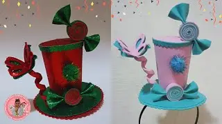 Como fazer uma Mini Cartola de eva? Fácil.