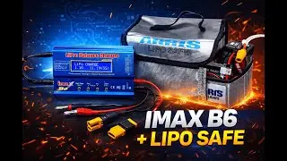IMAX B6 NA PRÁTICA  COMO CARREGAR, GUARDAR E TRANSPORTAR BATERIAS LiPo COM SEGURANÇA