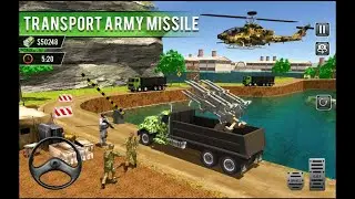 US army cargo transport truck driving simulator