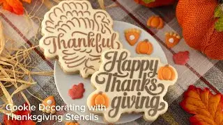 Make Easy Thanksgiving Cookies with Our New Turkey and &ldquo;Happy Thanksgiving&rdquo; Designs
