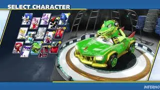 Team Sonic Racing - All Characters Vehicle Parts Showcase