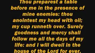 PSALMS 23   JEFF MAJOR GOSPEL   YouTube
