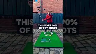 This Fixes 90% of Fat Shots #golfshorts #golftips #golfswing
