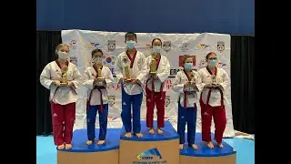 1st Place High Performance Pair by My Sister - 12 Years Old Emily & Ryan Taegeuk 4 & 6| #shorts