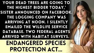 Sister Auctioned My 'Worthless Forest Land' For Quick Cash — The Wildlife Service Showed Up...