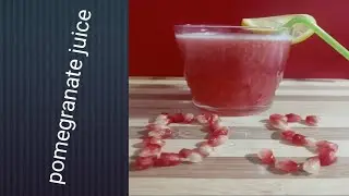 pomegranate juice|drink|juice recipe|desi sabor