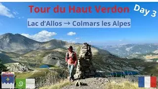le sentier caché du Col de l’Encombrette entre le lac d’Allos et Colmars, Haut Verdon, Mercantour
