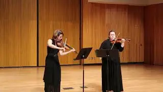 Elizabeth Raum: Capriccio for Violin Duo - Erika Raum and Limor Toren-Immerman