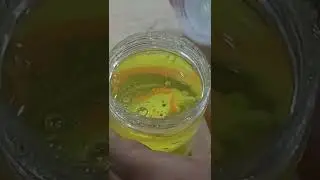 PLAYING WITH YELLOW UNICORN SLIME