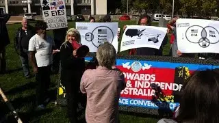 SPIES IN THE SKIES - Canberra Peace Convergence