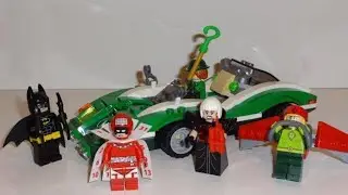 Lego Batman - The Riddler Racing Car Speed Build