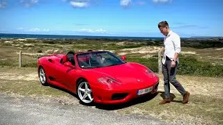 ESSAI - FERRARI 360 SPIDER BOITE MANUELLE - L'émotion du cheval cabré