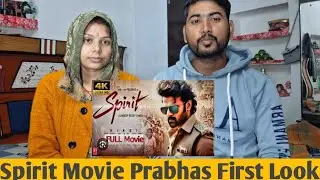 INDIAN COUPLE REACTION | Spirit​ Movie ​ First Look Teaser | Prabhas,Tripti D.| Sandeep Reddy Vanga​