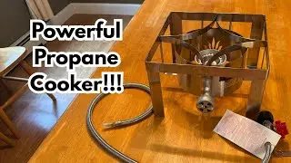 ARC 55,000BTU #PropaneBurner Camping Stove,Outdoor Gas Stove Burner Cooker #turkeyfryer #review