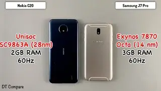Nokia C20 vs Samsung J7 Pro Speed Test & Camera Test