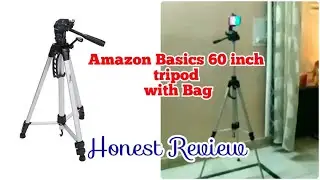 #Tripod #AmazonBasics   ||   Amazon Basics 60-inch Lightweight tripod with bag