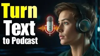 Turning Text Into Podcast With AI Voice - ElevenLabs