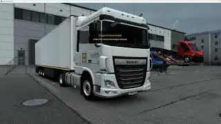 A Thrilling Rainy Drive in a DAF XF | Project Next Gen Graphics Mod | Euro Truck Simulator 2
