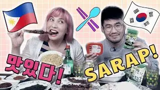 MUKBANG: FILIPINO-KOREAN FOOD COMBINATION (ENG SUBS)