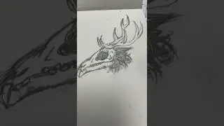 #wendigo #art #drawing #artartist #horror #cryptid #monster #shorts #shortvideo #wendigos #tutorial