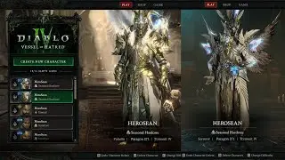 Diablo 4 LoH S11 Hardcore Tri-elemental Sorcerer and Hammerdin