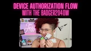 006 Device Auth Flow with Pimoroni Badger 2040W and Auth0
