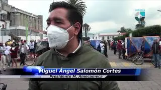 ENTREGA GOBIERNO DE AMECAMECA TARJETONES A BICITAXIS
