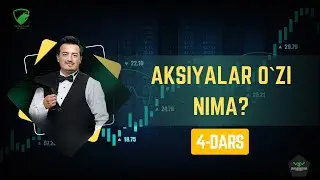 Aksiyalar o`zi nima? - Investing va trading qanday farqlari mavjud? 4-dars | #treyding #aksiyalar