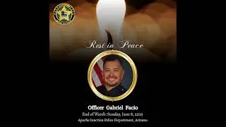 Fallen Hero Alert: Officer Gabriel Facio