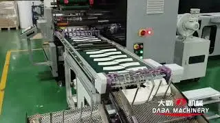 DABA Smart Label Digital Finishing Converting Machine With IML Die Cutting And Automatic Stacking
