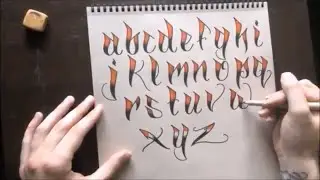 HOW TO DRAW LETTERS || TATTOO STYLE LETTERS || SPEED DRAWING