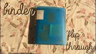 binder flip through pt. 1