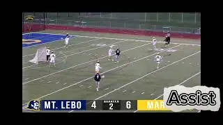 Miles Halter (2024) Lefty Attack Midseason Highlights | Mount Lebanon HS