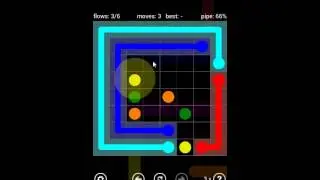 Flow Free - 8 x 8 Mania Level 95