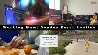 Sunday Reset Routine for Working Moms | Productive & Realistic Weekend Prep | #dayinthelife💖