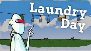 Laundry day during pandemic | Dos Robots