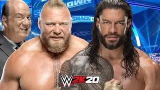 ROMAN REIGNS vs BROCK LESNAR & PAUL HEYMAN | WWE 2K20