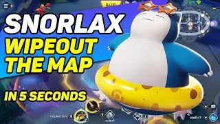 Watch How Snolax Wipe Out the Map in 5 Seconds | Pokemon Unite