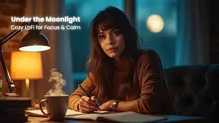 Moonlight LoFi | 1 Hour of Chill Night Study Beats for Focus & Relaxation