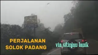 4 k walking culture from solok to padang,indonesia | perjalanan solok padang melewati sitinjau lauik
