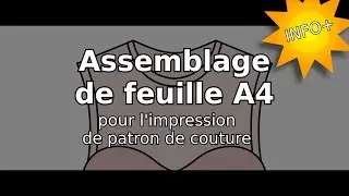 Tuto inkscape : assemblage de feuille A4 pour l'impression d'un patron de couture  (info+)