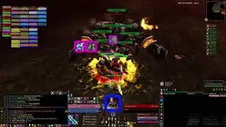 World first most damage done protection paladin using Flame Wrath on Garr.