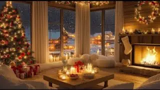 Soothing Christmas Piano 🎹 Cozy Fireplace Ambience for Deep Relaxation